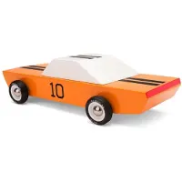 Candylab Toys houten speelgoedauto GT10 - Americana muscle car design.