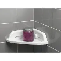 L3C Zeepbakje hoekmodel kunststof wit wit Kunststof Douche- en