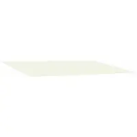 vidaXL Vervangingsdoek voor zonnescherm Crèmekleurig 600 × 350 cm