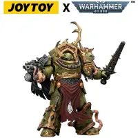 Joy toy Warhammer 40,000 Action Figure Death Guard Blightlord Terminator 3 with Combi-bolter and Bubotic Blade 14 cm