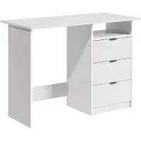 Vicco Meiko Bureau – 105 x 50 cm met laden Wit