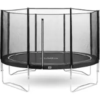 Salta Combo - ø 427 cm - Ronde trampoline met veiligheidsnet - Stevig frame - Zwart
