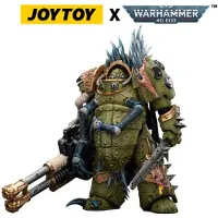 Joy toy (CN) Warhammer 40,000 Action Figure Death Guard Blightlord Terminator 1 met Reaper Autocannon and Bubotic Blades 14 cm Action Figuur