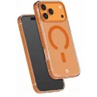 FORCE CASE iPhone 17 Pro MagSafe Contour Metaal Schokbestendig 2m Premium Oranje