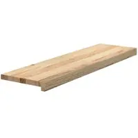 vidaXL Traptreden 8 st 90x25x2 cm onbehandeld massief eikenhout