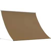 vidaXL Zonnescherm Beige 100 x 150 cm