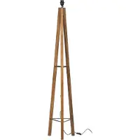 MUST Living Porto Cristo lampenvoet teakhout 30x160cm