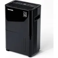 Komodo Humi+ 16L Luchtontvochtiger - 16L Dagelijkse Ontvochtigingscapaciteit - 3,2L Watertank - Antibacterieel Filter - Zwart
