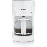 Severin KA 4323 Filter-koffiezetapparaat - met afwasbaar permanent filter - 900 Watt - Wit