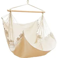 AMANKA XL Hangstoel Buiten - 155x125 Tuin Hangstoel - Zit Hangmat voor 1 Persoon - Binnen en Buiten