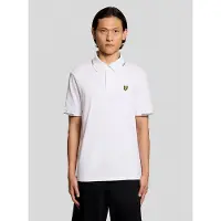 Lyle & Scott Fijn Katoenen Tipped Polo Shirt