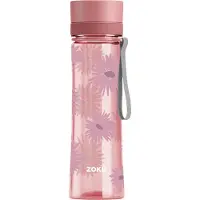 Zoku - Drinkfles 600 ml Pink Floral - Polypropyleen - Roze