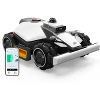 Mammotion Robotmaaier LUBA Mini 2 AWD 1500, zonder kabel, voor tot 1500 m², kanten maaien, DropMow, hellingen tot 80%, auto-kartering, 4G-module, APP
