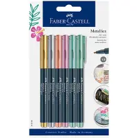 Faber-Castell Markers - Metallic Pen - 6 stk - Multicolour - - OneSize - Markers