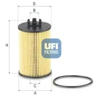Ufi 25.323.00 Oliefilter