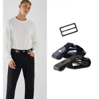 Go Go Gadget - Elastische riem - Set van 2 stuks - Bruin - Donkerblauw