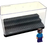 Dietrix Lego Opbergbox - minifigures - minifig - poppetjes - vitrine - displaybox - display - doorzichtig - zwart