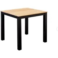Yoi Arashi Tafel Zwart 75 x 75 x 76 cm Teak