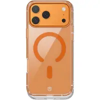 FORCE CASE iPhone 17 Pro Max MagSafe Hoes Contour Metaal Schokbestendig 2m Premium Oranje
