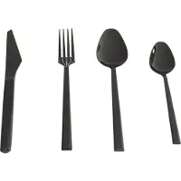 Kare design Bestek Adella zwart (16-part)