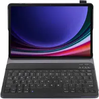 Just in Case tablet Hoes met Toetsenbord geschikt voor Samsung Galaxy Tab S9 / S9 FE / S10 FE / S10 Lite - QWERTY Portuguese Bluetooth Keyboard Case - Zwart