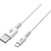 TB USB-C Kabel 2m Wit Siliconen Quick Charge