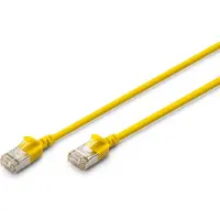 Digitus DK-1632-A-005S-Y Patchkabel CAT 6A F/FTP Slim 0,50m gelb