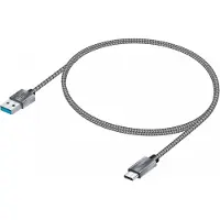 Yenkee YCU 311 GY kabel, USB A 3.1 / C, 1 meter