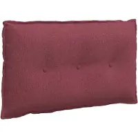 vidaXL Rugkussen Wijnrood 200 x 19 x 50 cm Stof