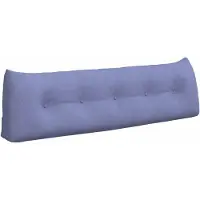 vidaXL Rugkussen Jeans Blauw 160 x 24 x 50 cm Stof