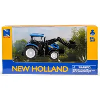 Daffi New Holland T6 Metaal Traktor met Schep - 1:29
