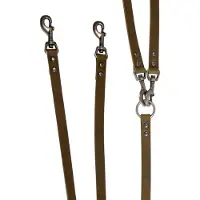 Animal Boulevard Ab30086 - Hals- En Leibanden - Hond - Ab Country Leather 2-honden Lijn Cognac-20mmx50cm - Maat: 20mmx50cm - 205324