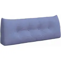 vidaXL Rugkussen Jeans Blauw 120 x 24 x 50 cm Stof