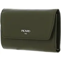 PICARD Leren portemonnee Bingo Flap Wallet Olive olijfgroen
