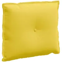 vidaXL Rugkussen Licht Geel 200 x 19 x 50 cm Stof