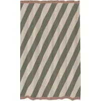 Mette Ditmer Diagonal douchegordijn 150x200 cm Dark olive