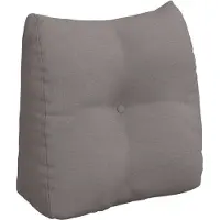 vidaXL Rugkussen Taupe 45 x 24 x 50 cm Stof