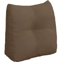 vidaXL Rugkussen Bruin 45 x 24 x 50 cm Stof