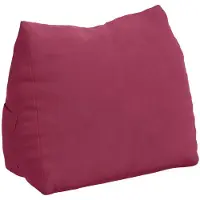 vidaXL Rugkussen Wijnrood 45 x 20 x 35 cm Corduroy stof