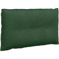 vidaXL Rugkussen Jungle Groen 80 x 50 cm Corduroy stof
