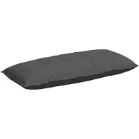 vidaXL Rugkussen Donkergrijs 120 x 50 x 19 cm Corduroy stof