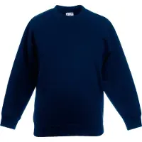 Fruit Of The Loom Kids Unisex klassieke 80/20 set-in sweater (Donker Marine)