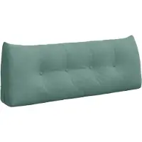 vidaXL Rugkussen Zeegroen 120 x 24 x 50 cm Fluweel