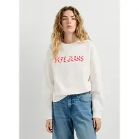 Pepe Jeans Sweatshirt 'Celeste' rosa / bloedrood / wit