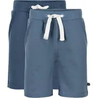 Minymo Broek duifblauw / donkerblauw / wit