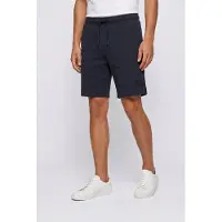 BOSS Short in relaxed model van katoenen badstof Maat S