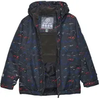 Color Kids Sportjas 'Coski Aop' donkergrijs