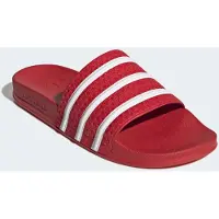 Adidas Muiltjes 'ADILETTE' rood / wit