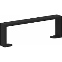vidaXL Meubelvoeten 12 st Zwart 311 x 40,5 x 100 mm IJzer