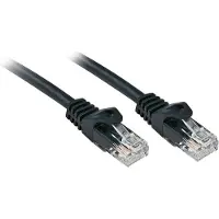 Lindy RJ-45/RJ-45 Cat6 0.3m netwerkkabel 0,3 m U/UTP (UTP) Zwart